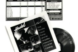 CD catalog with interactive specification guide to Haskel products (photo: Administrator)