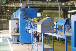 Eltete TPM offers an extensive range of lightweight paper-based transport-packaging solutions and focuses on delivering turnkey production lines to local partners in any part of the world. The picture is from a new automatic paper pallet assembly line rec (photo: Industrial News Service)