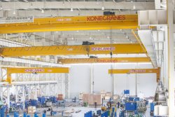<p>Konecranes Industrial Cranes Operating in the Manufacturing Sector.© Konecranes</p>
<p> </p> (photo: )