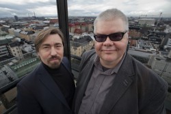 <p>The development of the open source Qvarn Platform was led by QvarnLabs CEO Kaius Häggblom (left) and CTO Lars Wirzenius. © QvarnLabs</p> (photo: Photographer: Salvatore Ciancio)
