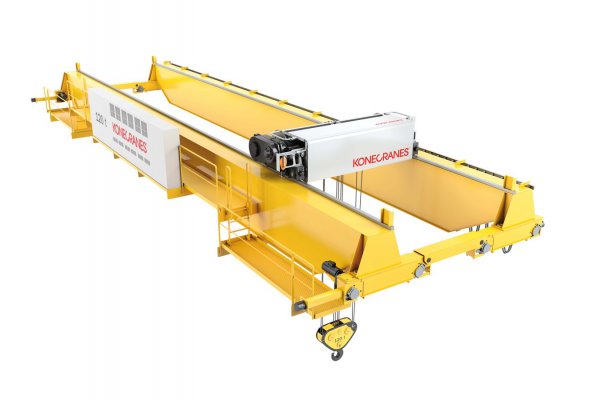 <p>SMARTON has a lifting capacity of up to 250 tons with one trolley. © Konecranes</p>