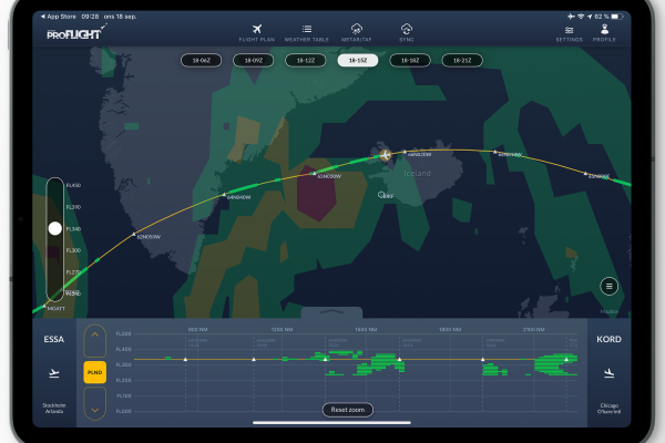 <p>AVTECH’s weather tools: While the normal 140K CAT forecast (clear air turbulence)predicts both light,moderate and severe weather for approximately 1 hour and 45 minutes, the tailored High-Resolution CAT forecast predicts only occasional, light turbulence.</p>