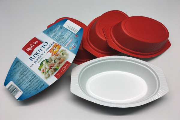 <p> </p>
<p>Caption: Plastic trays are common applications in food packaging. By changing to paperboard and a plastic barrier the climate impact is significantly lowered whilst the package is still recyclable.</p>