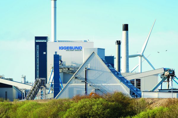 <p>Iggesund mill in Workington</p>