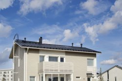 Ruukki Classic Solar Thermal Roof. © Rautaruukki  Oyj (photo: Industrial News Service)