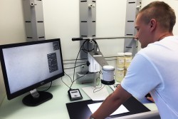 <p>Swiss Mill using Speck Counter app for TAGARNO digital microscopes</p> 