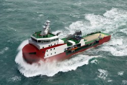 <p><em>Steerprop will deliver the azimuth propulsion system for a walk-to-work vessel serving offshore platforms east of Sakhalin Island. The vessel is commissioned by a joint venture between Russian firms Mercury Sakhalin and Pola. Image: Royal Niestern Sander</em></p> (photo: )
