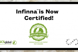 <p><strong>Infinna™ achieves 99% Recycled Content Certification from SCS Global Services</strong></p> 
